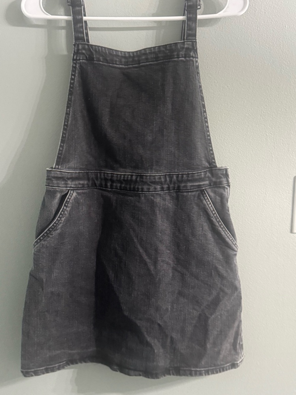 ASOS Black Denim Pinafore